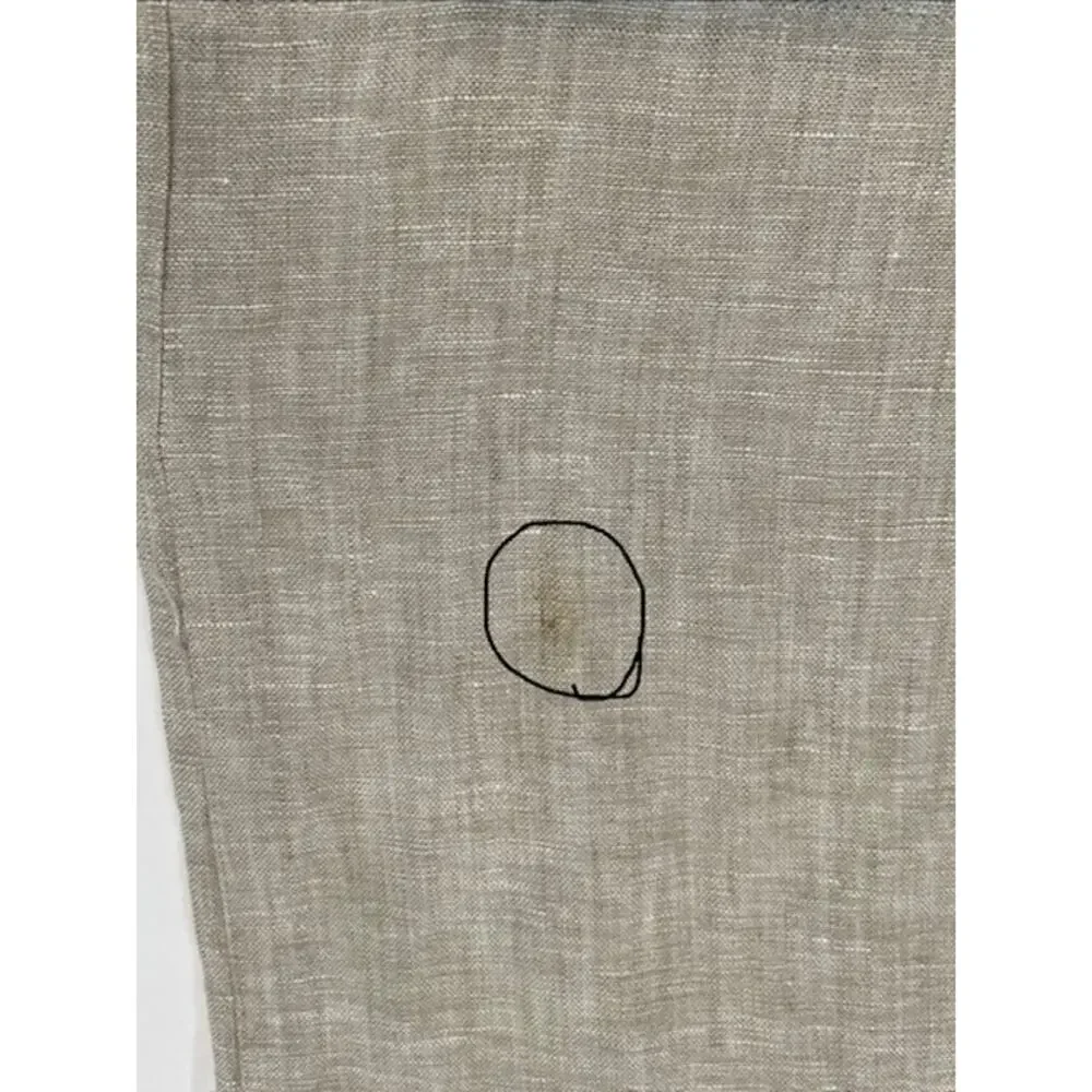 Quince-100% European Linen Square Neck Jumpsuit in Flax SZ(S)